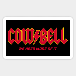 Cowbell Sticker